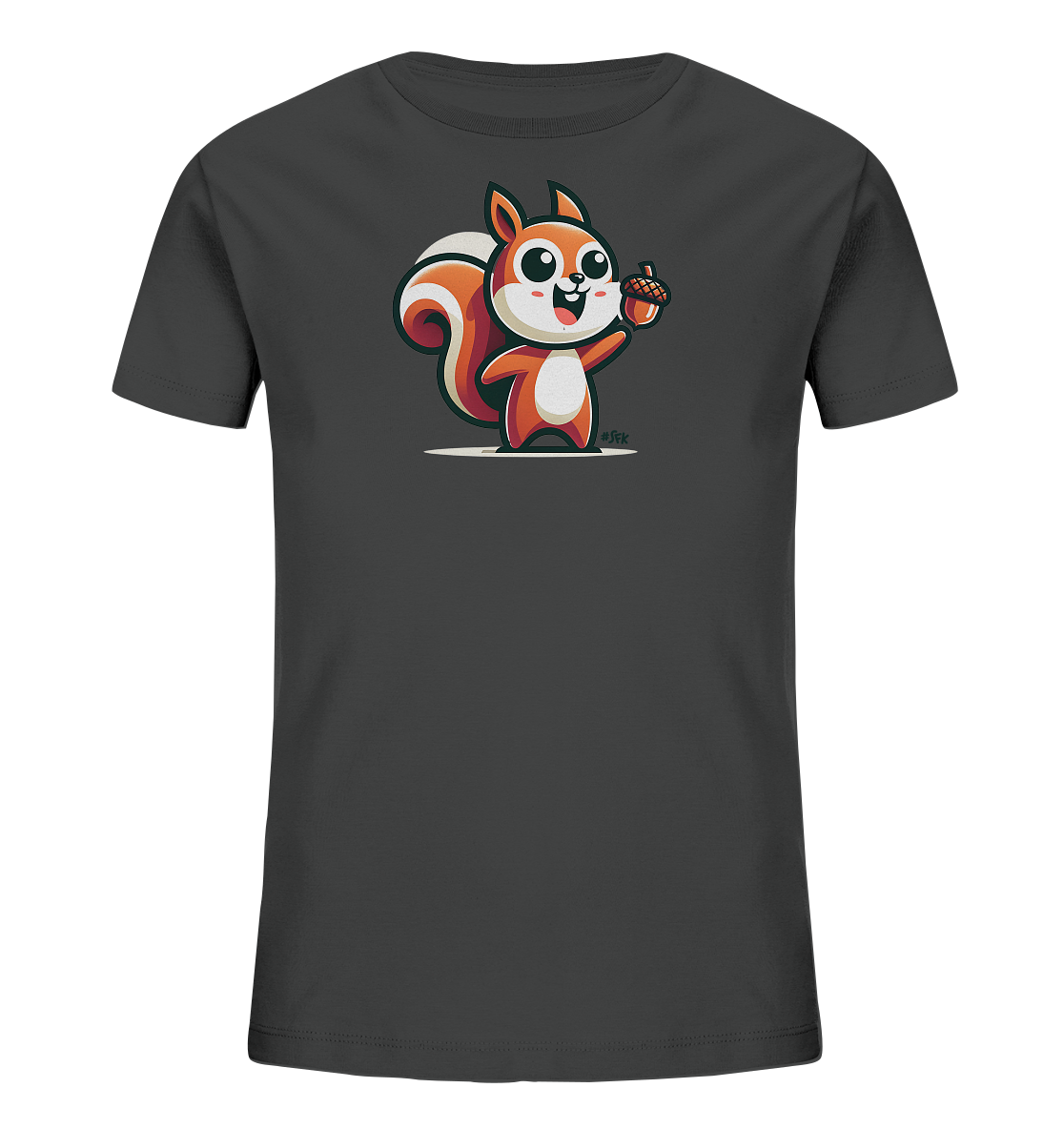 Kinder T-Shirt mit Eichhörnchen und Eichel
