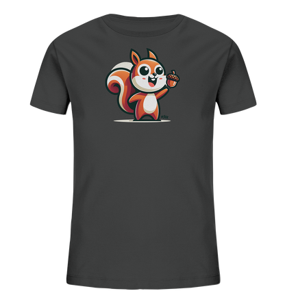Kinder T-Shirt mit Eichhörnchen und Eichel