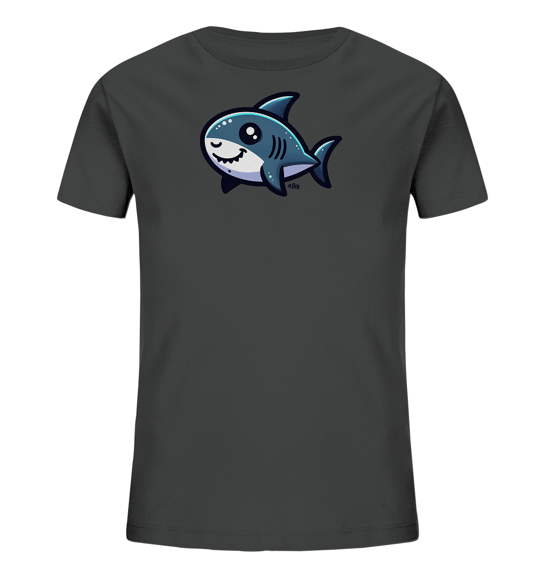 Kinder T-Shirt mit lachendem und zwinkerndem Hai
