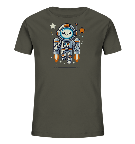 Kinder T-Shirt – Süßer Astro-Roboter fliegt hoch
