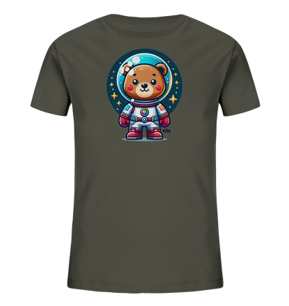 Kinder-T-Shirt mit Bär im Astronautenanzug