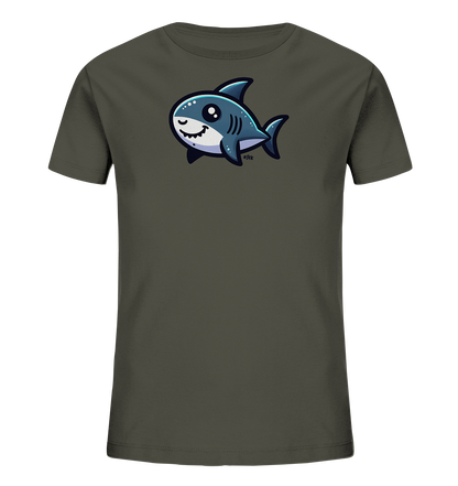 Kinder T-Shirt mit lachendem und zwinkerndem Hai