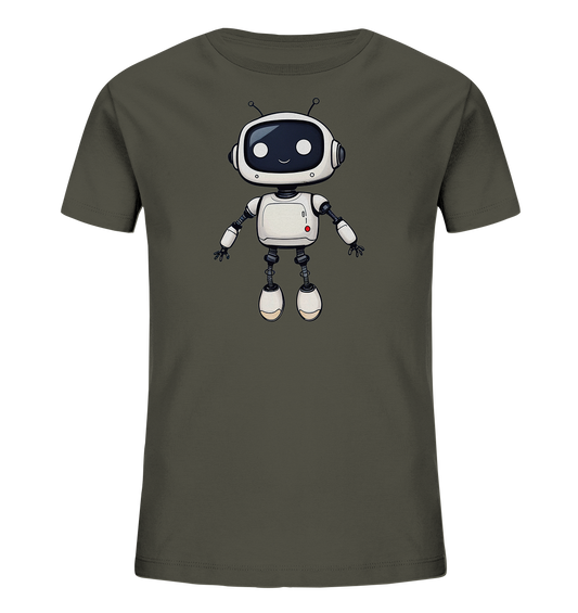 Kinder T-Shirt – Roboterfreund mit großen Augen