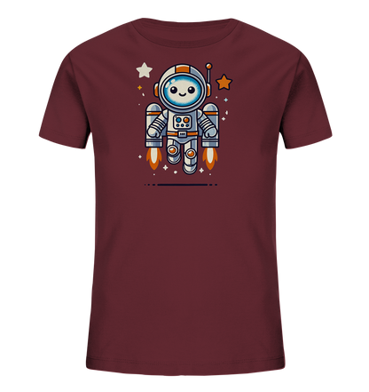 Kinder T-Shirt Astro-Roboter mit Jetpack - Kinder Bio T-Shirt