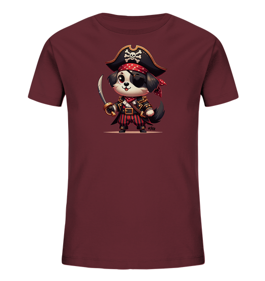 Kinder T-Shirt – Der kleine Piratenhund mit Säbel