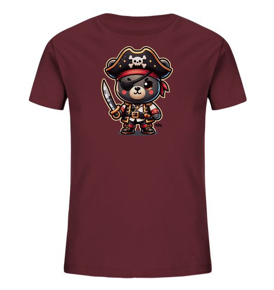 Kinder T-Shirt – Kapitän Bär mit Säbel Ahoi