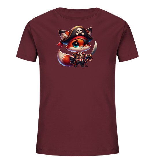 Kinder T-Shirt – Niedlicher Piratenfuchs sucht Abenteuer