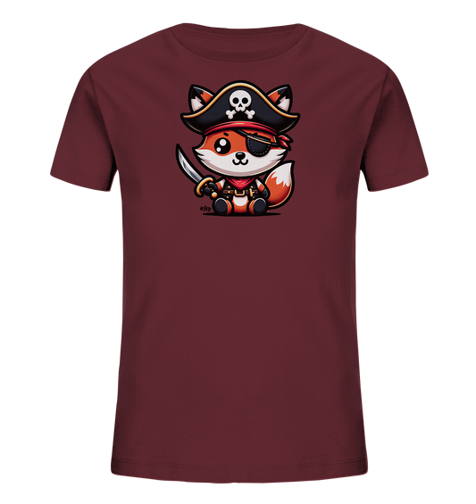 Kinder T-Shirt – Süßer Piraten Fuchs mit Säbel