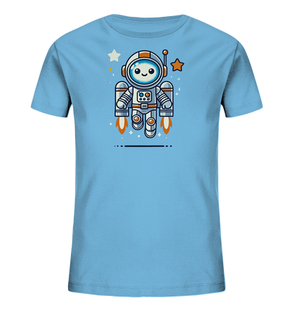Kinder T-Shirt Astro-Roboter mit Jetpack - Kinder Bio T-Shirt