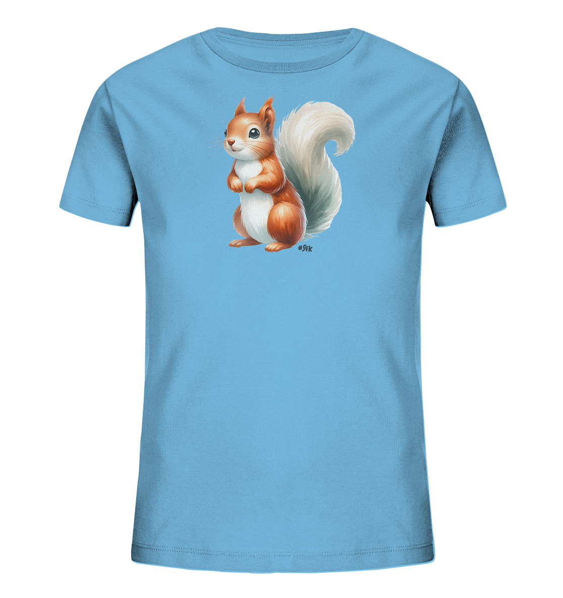 Kinder T-Shirt | Aufrecht stehendes Eichhörnchen