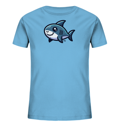 Kinder T-Shirt mit lachendem und zwinkerndem Hai
