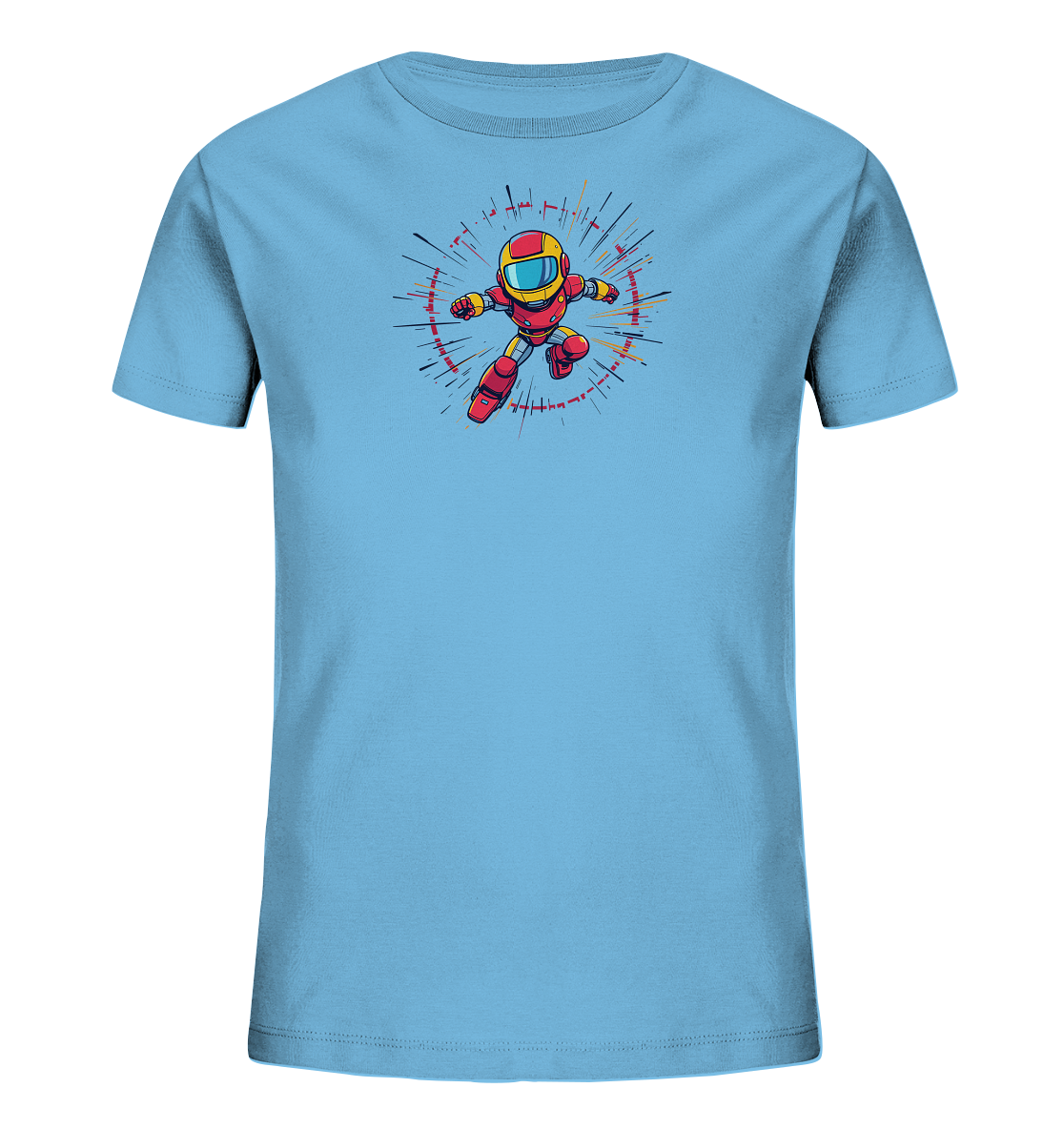 Kinder T-Shirt | Super-Roboter im Energieschub - Kinder Bio T-Shirt