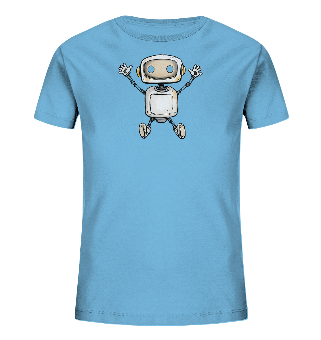 Kinder T-Shirt – Mein Roboter macht einen Freudensprung