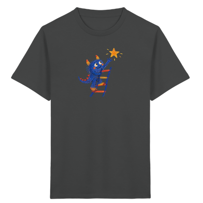 Monster auf der Sternenleiter - Kinder Bio T-Shirt