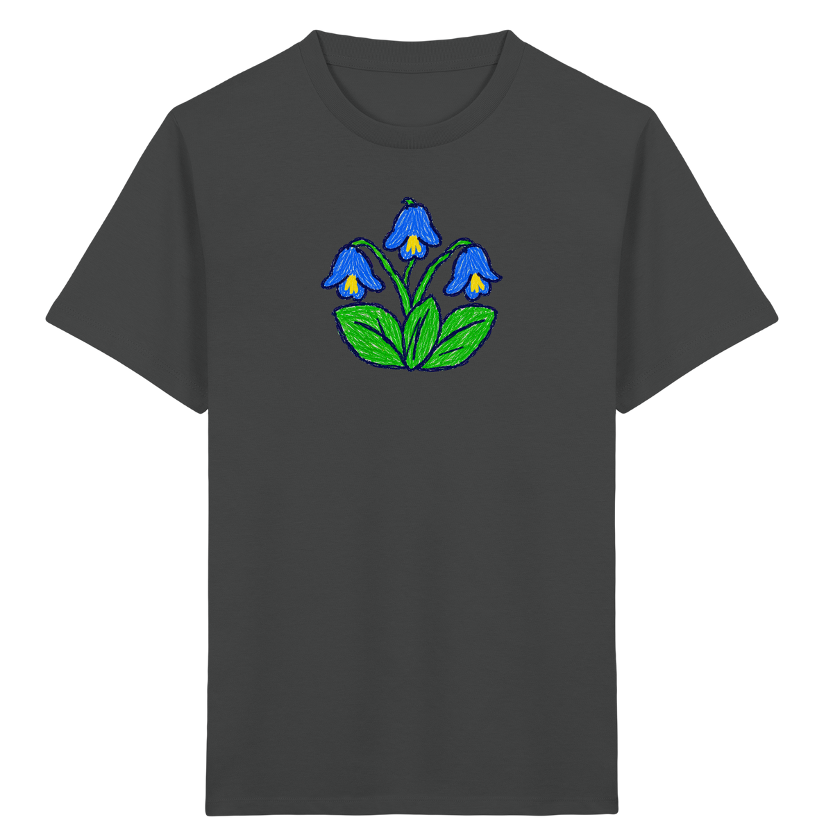 Kritzel Glockenblume Kinder Shirt - Kinder Bio T-Shirt
