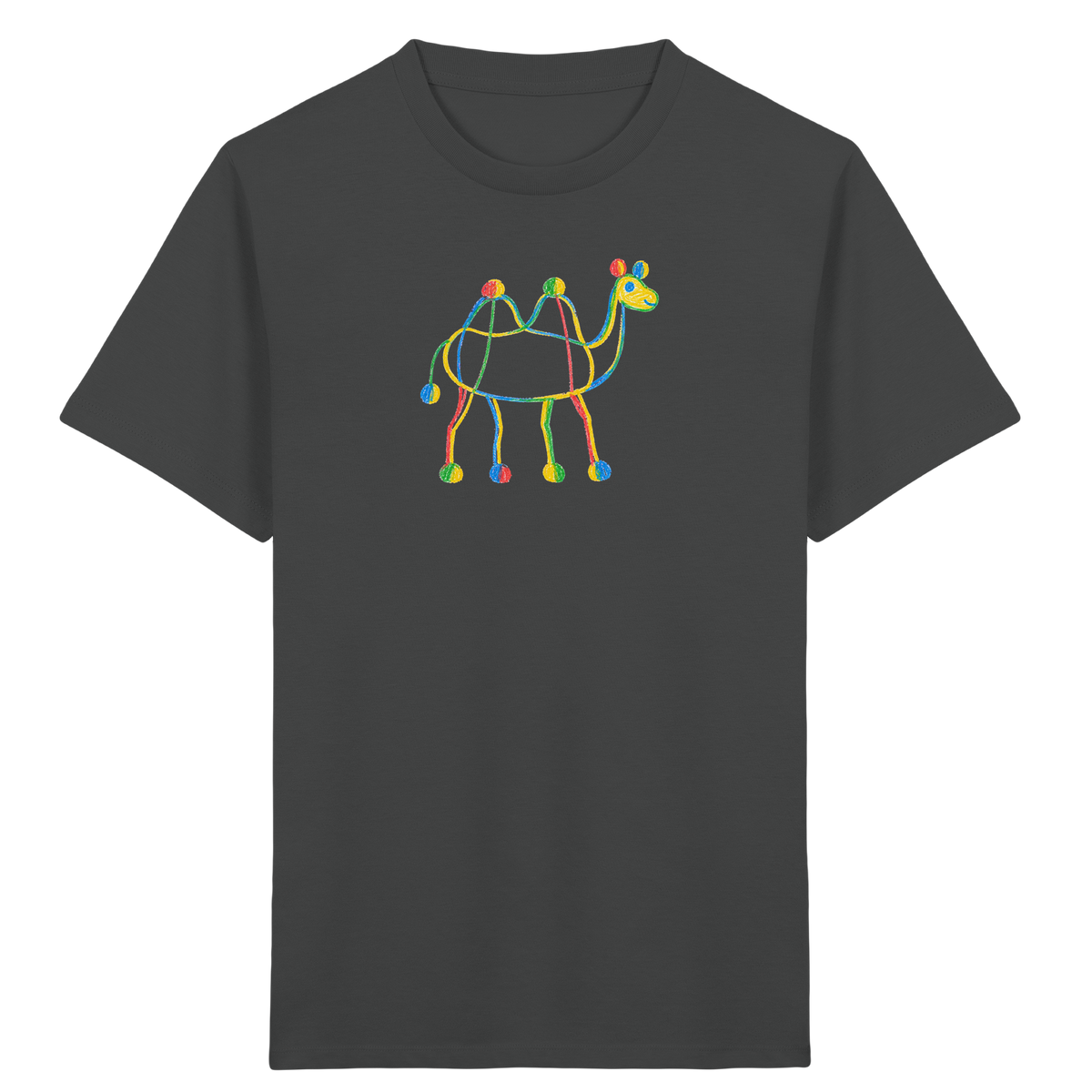 Farbpunkt Kamel Kinder Shirt - Kinder Bio T-Shirt
