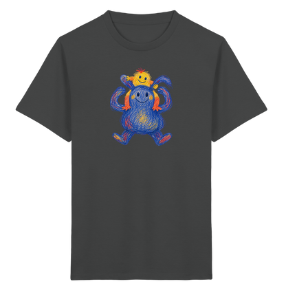 Huckepack Monster Kinder T-Shirt - Kinder Bio T-Shirt