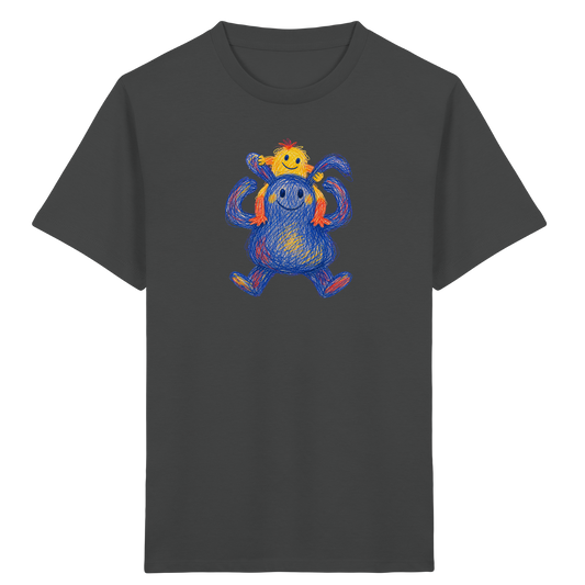 Huckepack Monster Kinder T-Shirt - Kinder Bio T-Shirt