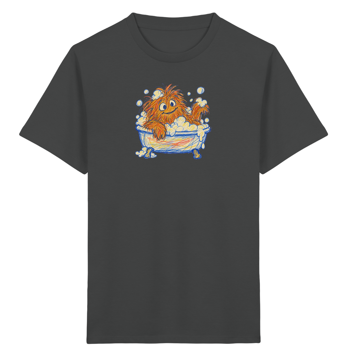 Badewannenzottel im Schaumbad - Kinder Bio T-Shirt