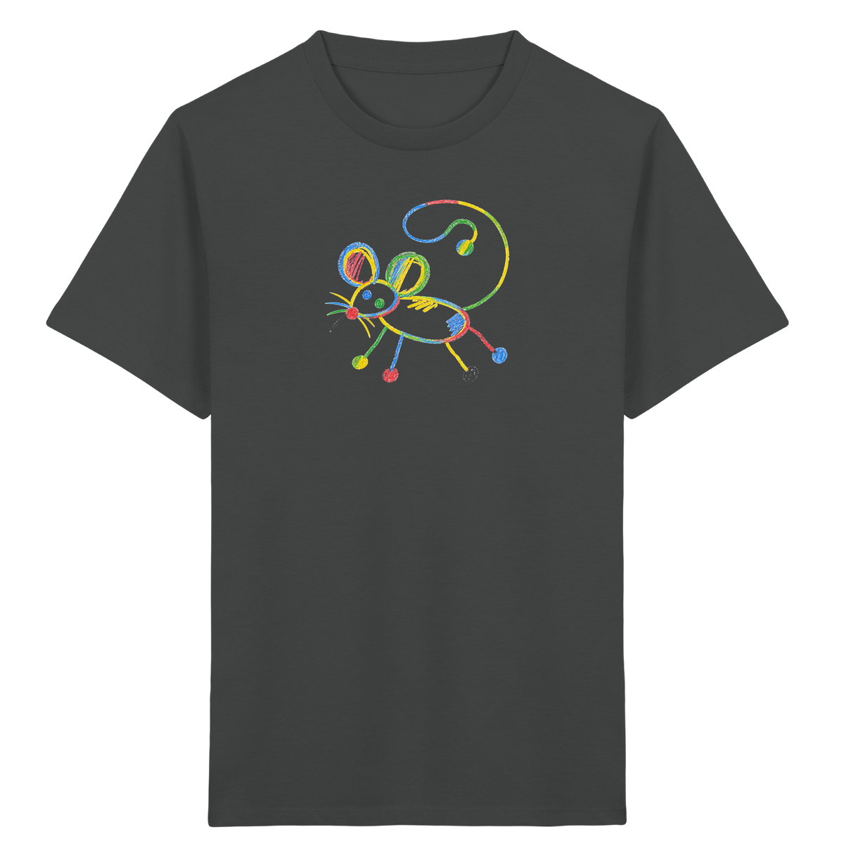 Farbpunkt Maus Kinder Shirt - Kinder Bio T-Shirt