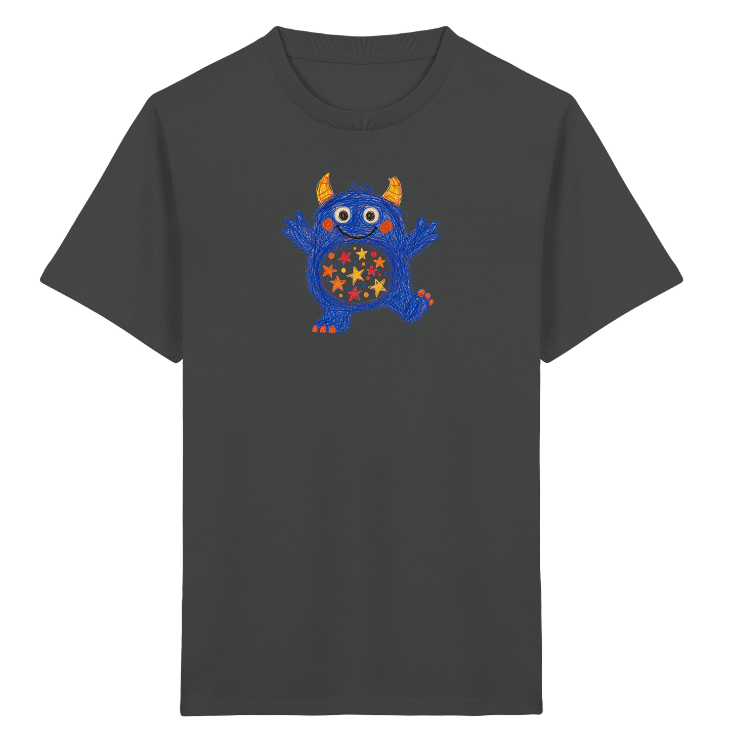 Funkelbauch Kritzelmonster Shirt - Kinder Bio T-Shirt