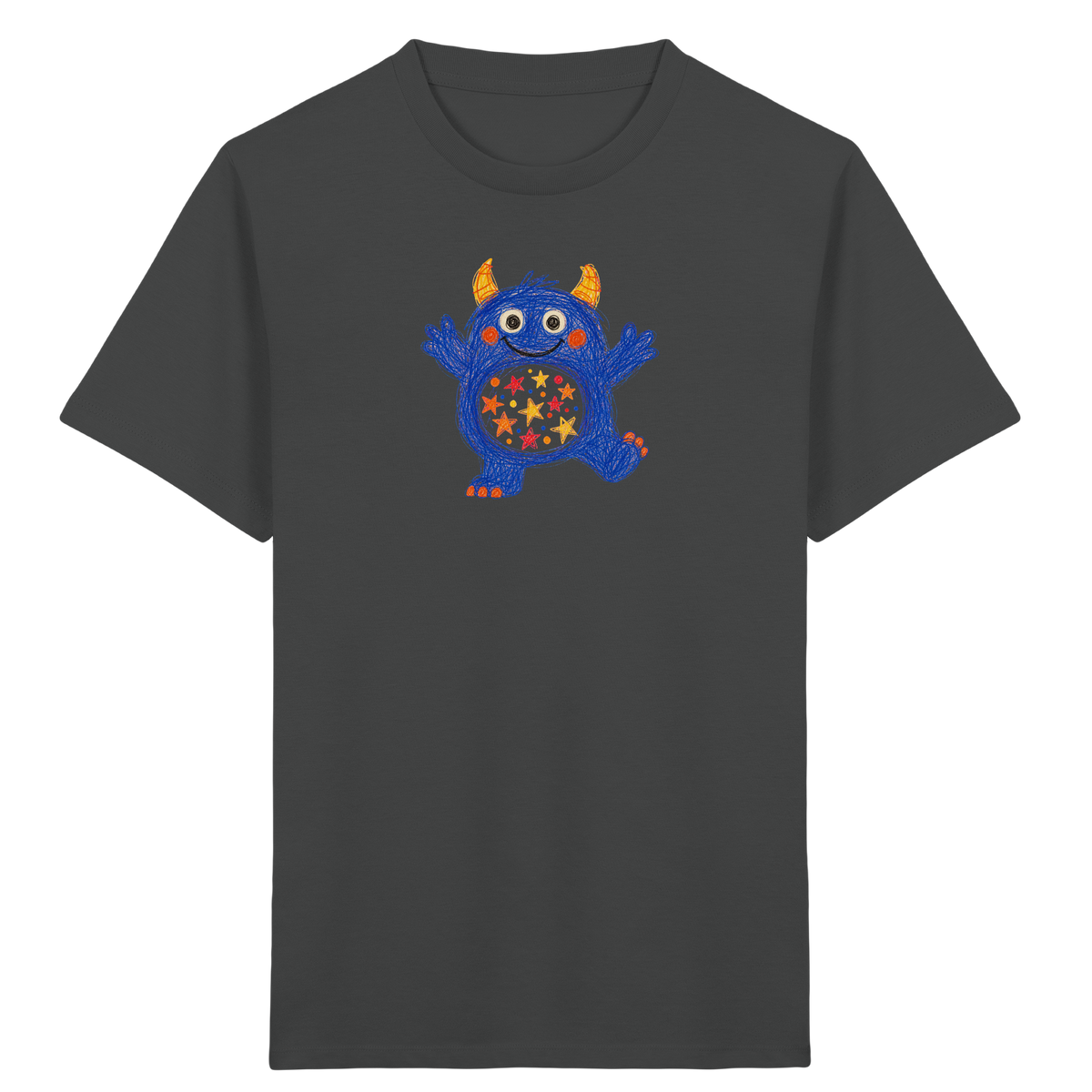 Funkelbauch Kritzelmonster Shirt - Kinder Bio T-Shirt