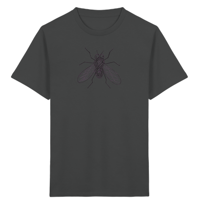Fliege von oben gezeichnet - Kinder Bio T-Shirt