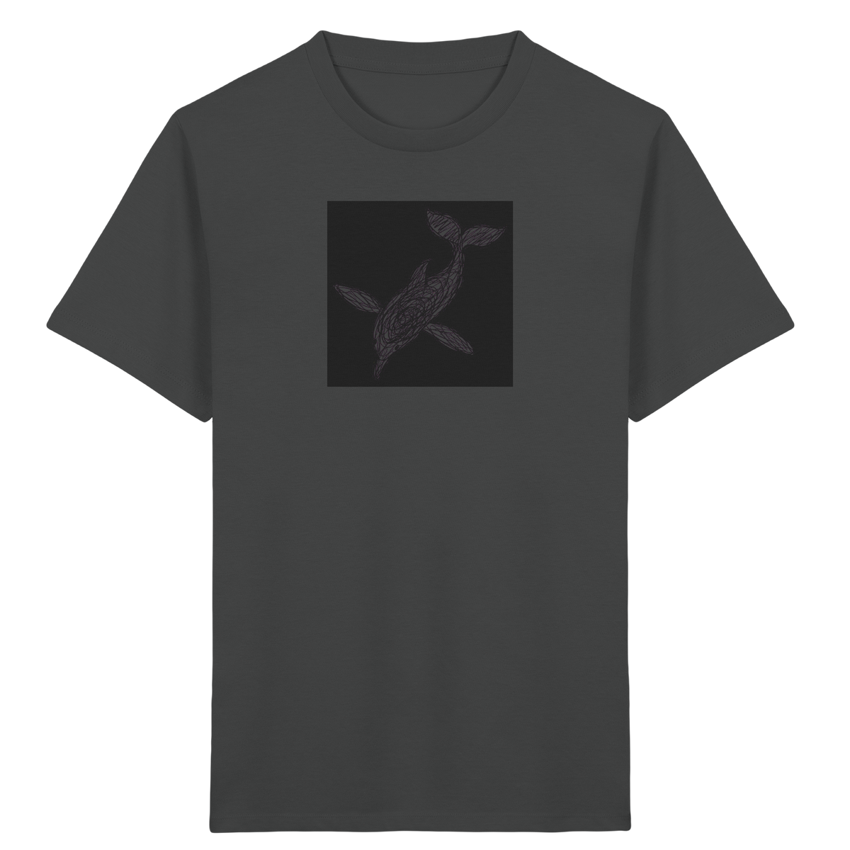 Delfin von oben - Kinder Bio T-Shirt
