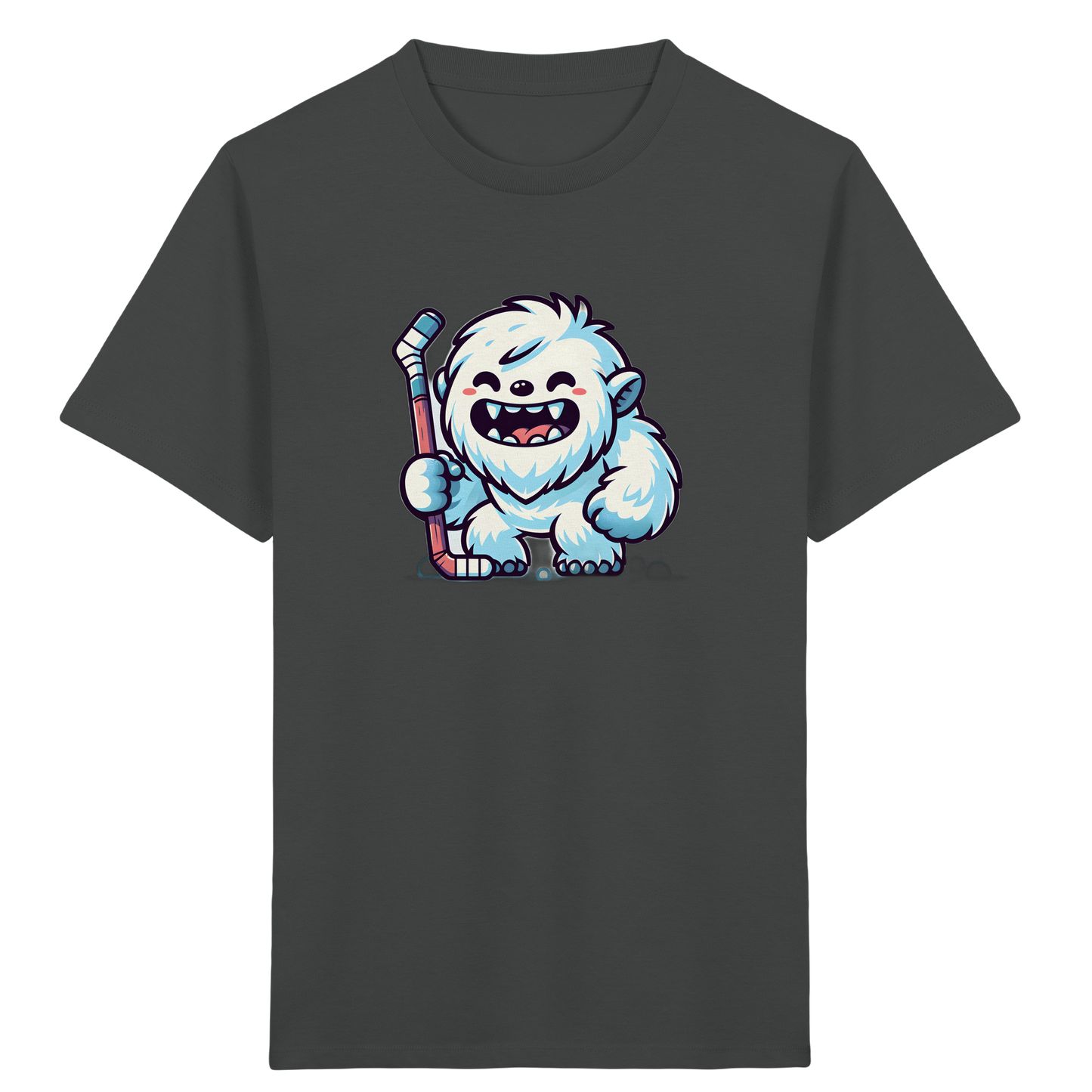 Yeti Eishockey: Fröhliches Kinder T-Shirt