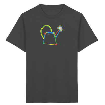 Bunte Kreide Gießkanne Kinder - Kinder Bio T-Shirt