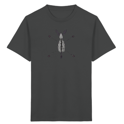Esel von oben gezeichnet - Kinder Bio T-Shirt