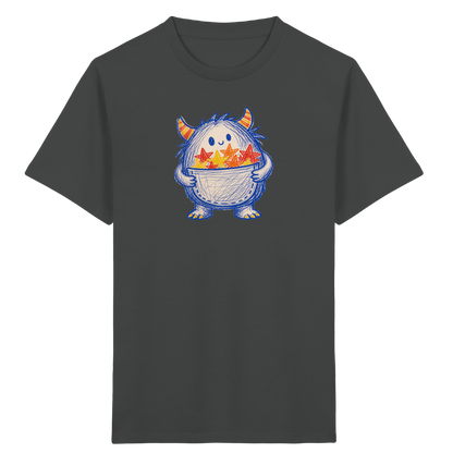 Kleines Monster mit Sternentasche - Kinder Bio T-Shirt