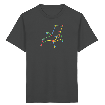 Bunte Liege mit Farbpunkten - Kinder Bio T-Shirt