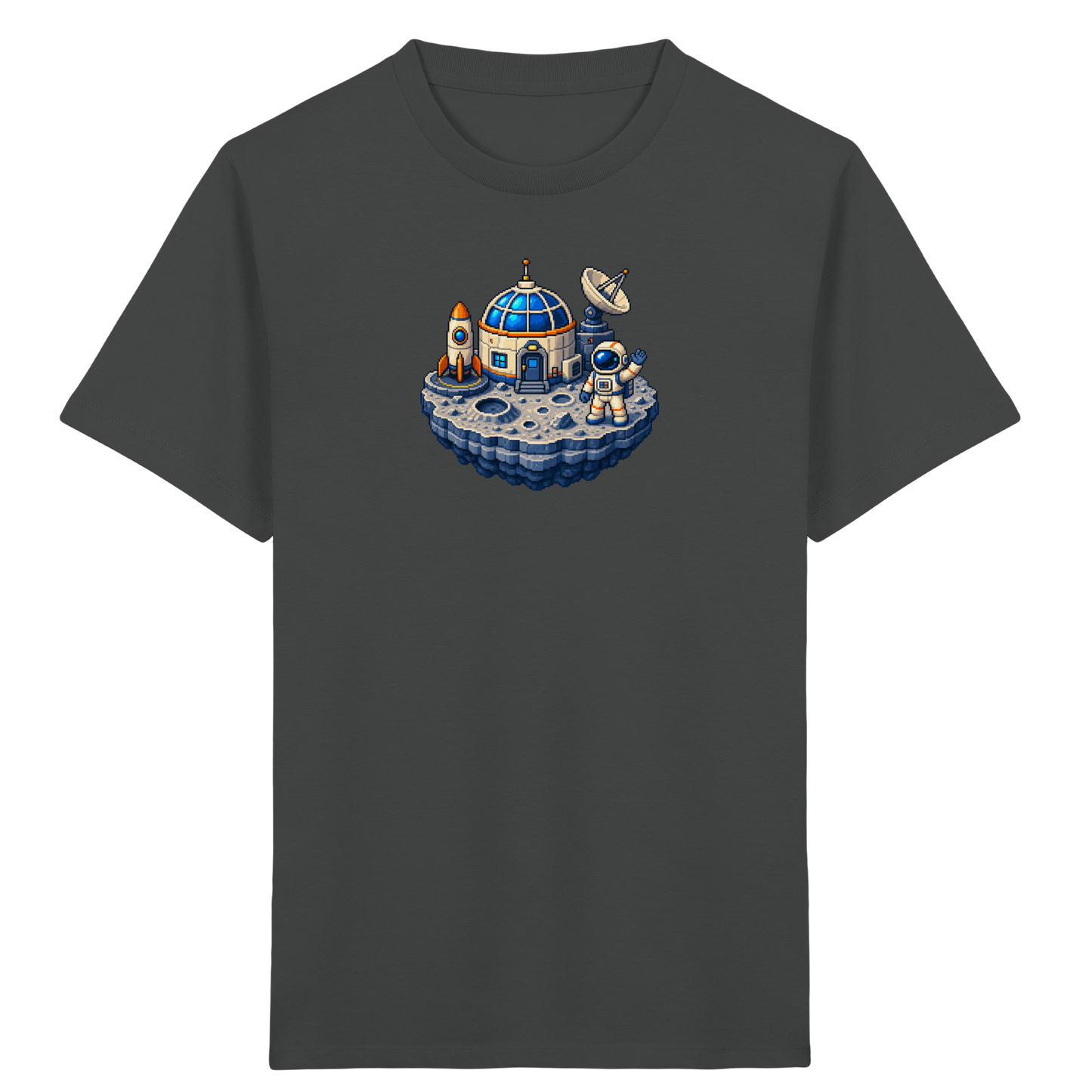 Coole Pixel Mondbasis Kinder T-Shirt - Kinder Bio T-Shirt