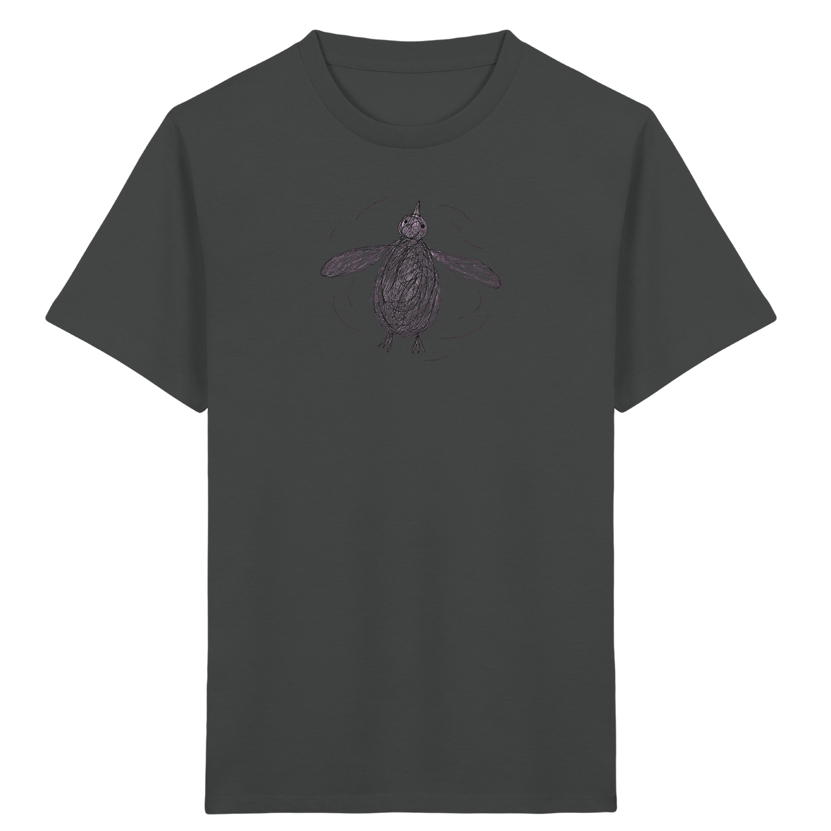 Pinguin von oben - Kinder Bio T-Shirt