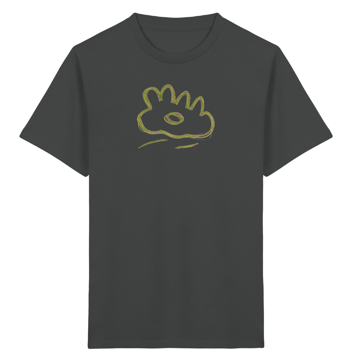 Grüne Wackelwolke Kinder T-Shirt - Kinder Bio T-Shirt