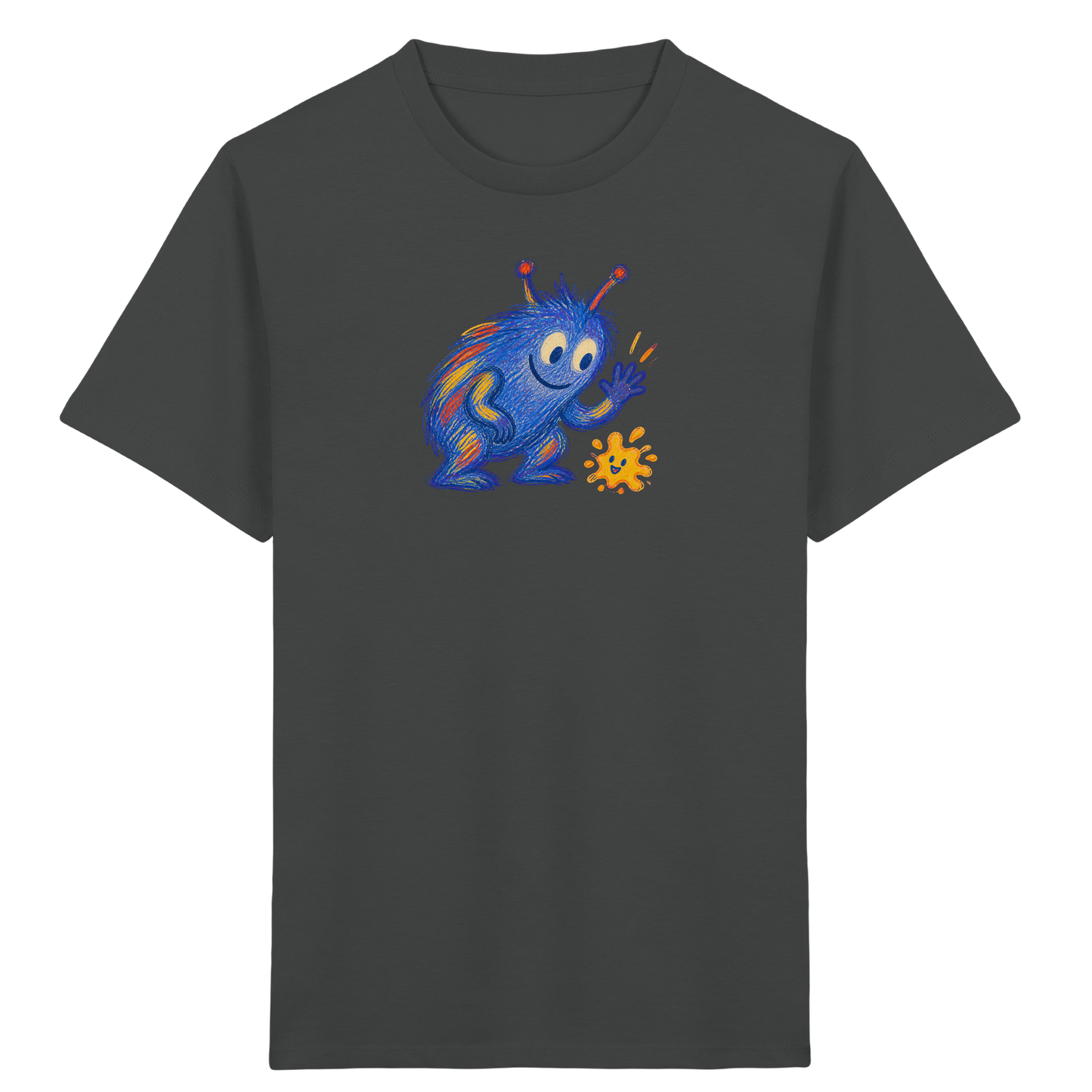 Klecksfreund Monster Kinder T-Shirt - Kinder Bio T-Shirt