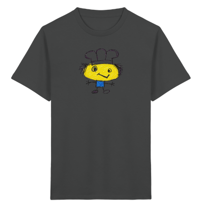 Kritzelkopf mit Kochmütze - Kinder Bio T-Shirt