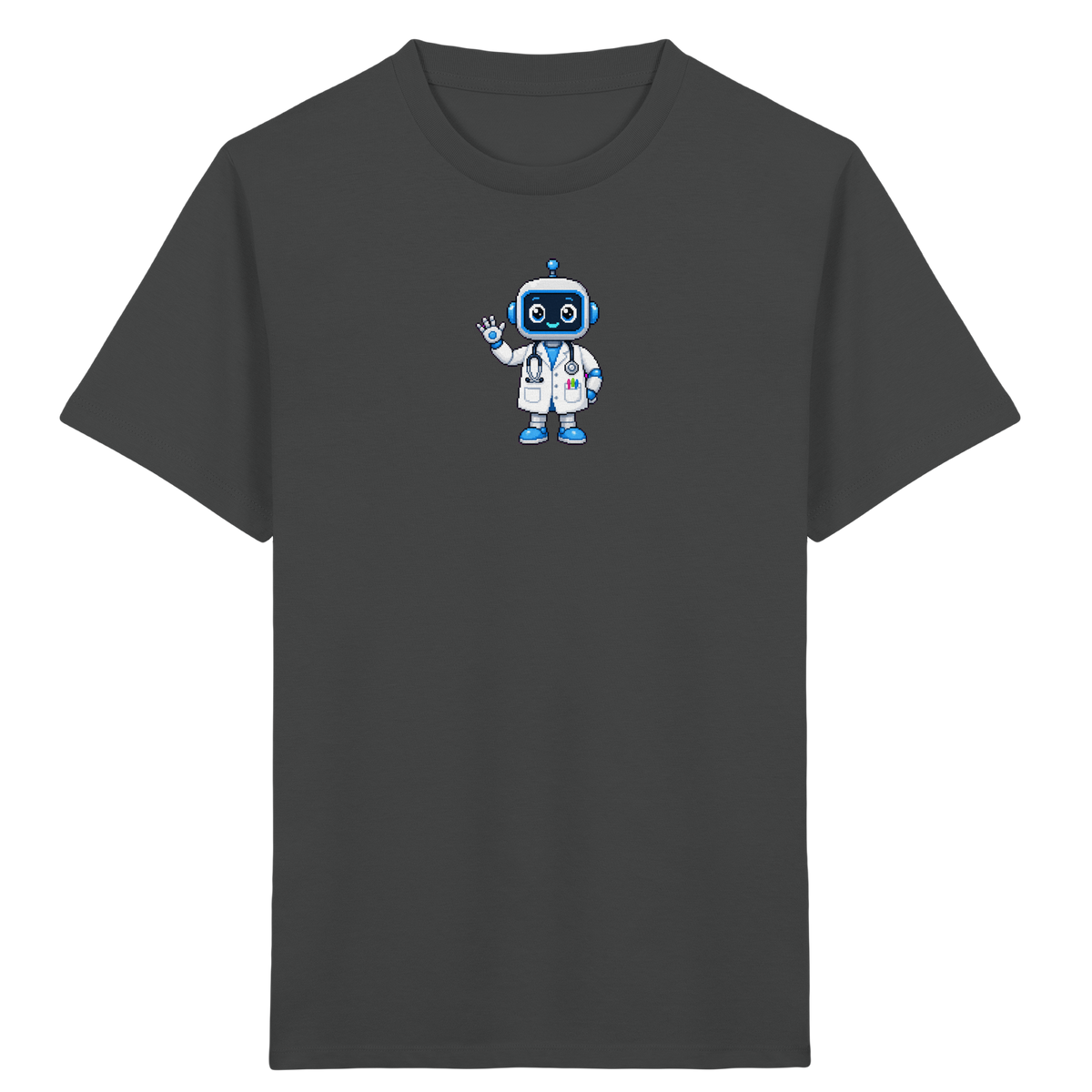 Pixel Roboter T-Shirt: Freundlich und cool - Kinder T-Shirt