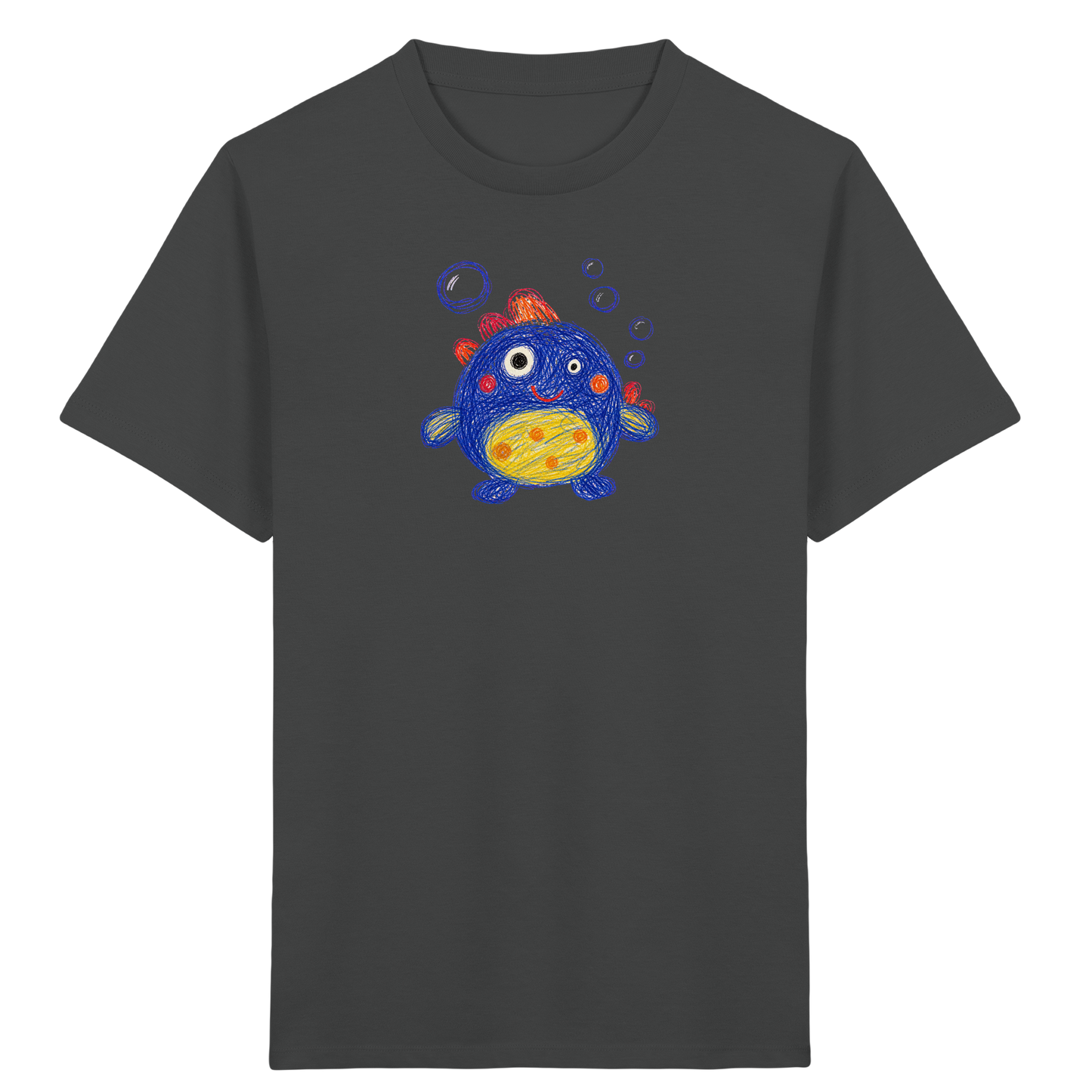 Blubberbauch Unterwasser Monster - Kinder Bio T-Shirt