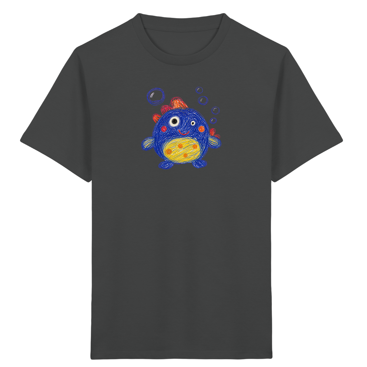 Blubberbauch Unterwasser Monster - Kinder Bio T-Shirt