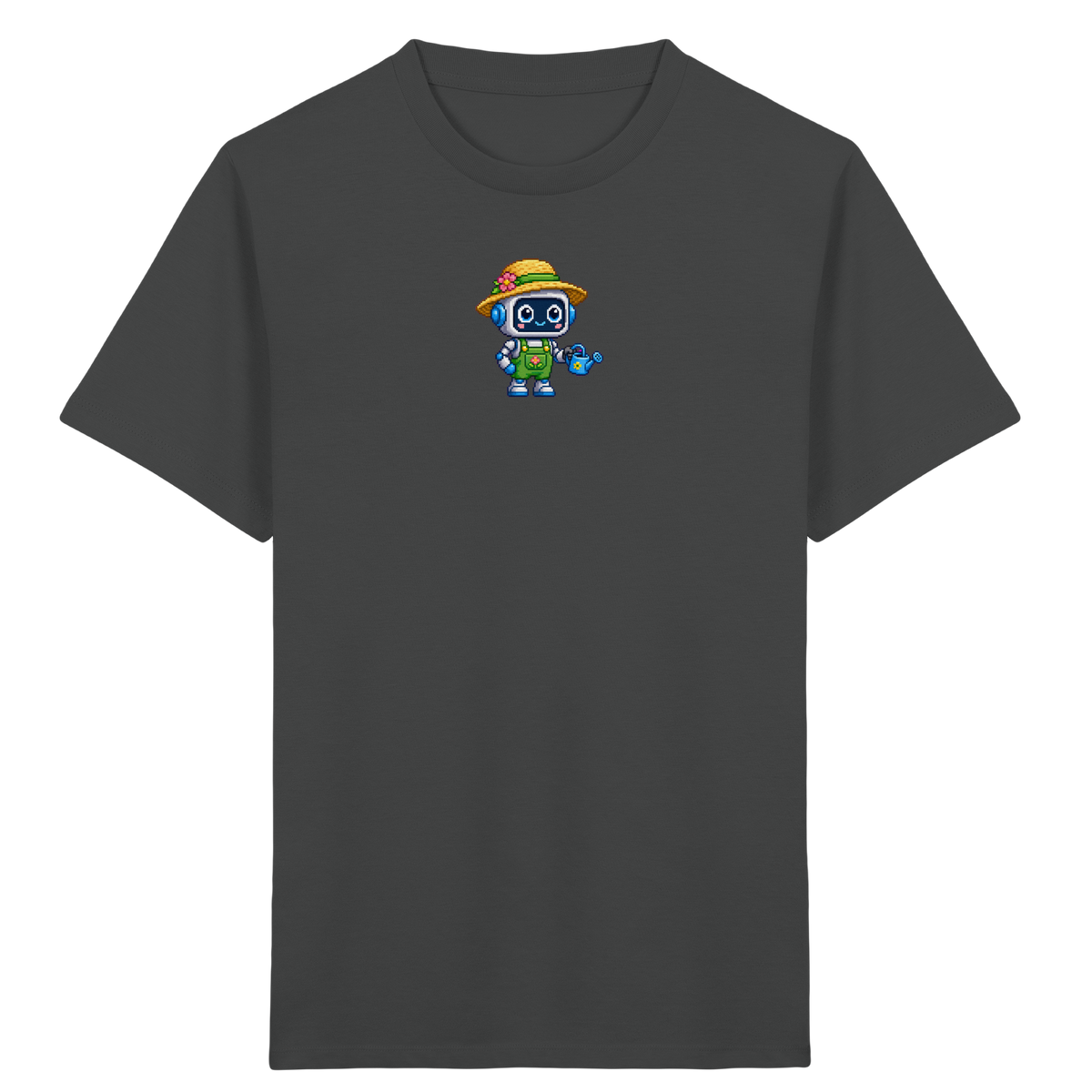 Pixel Roboter T-Shirt: Freundlicher Look - Kinder T-Shirt