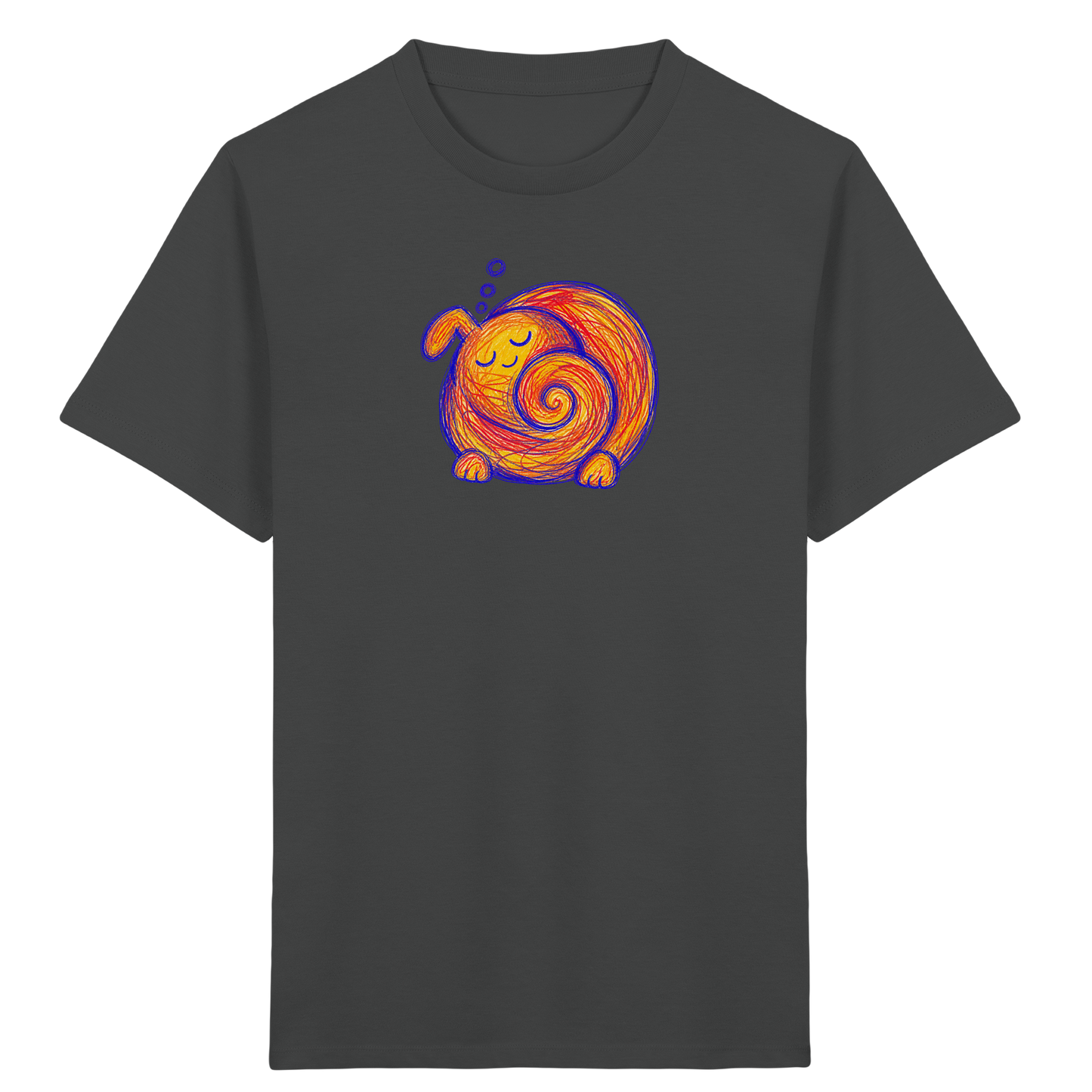 Schnarchkringel Monster Kinder Shirt - Kinder Bio T-Shirt