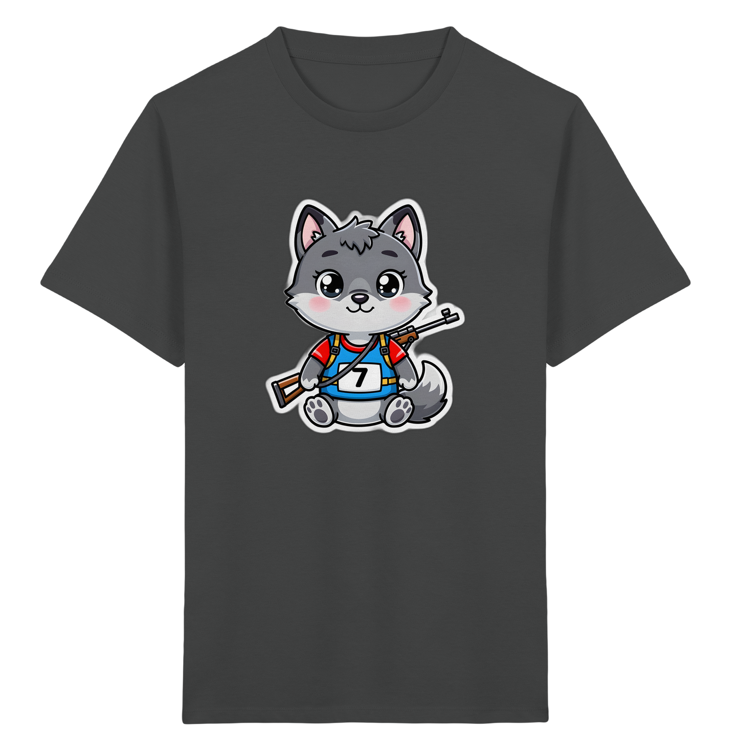 Wolf im Trikot: Cooles Kinder T-Shirt