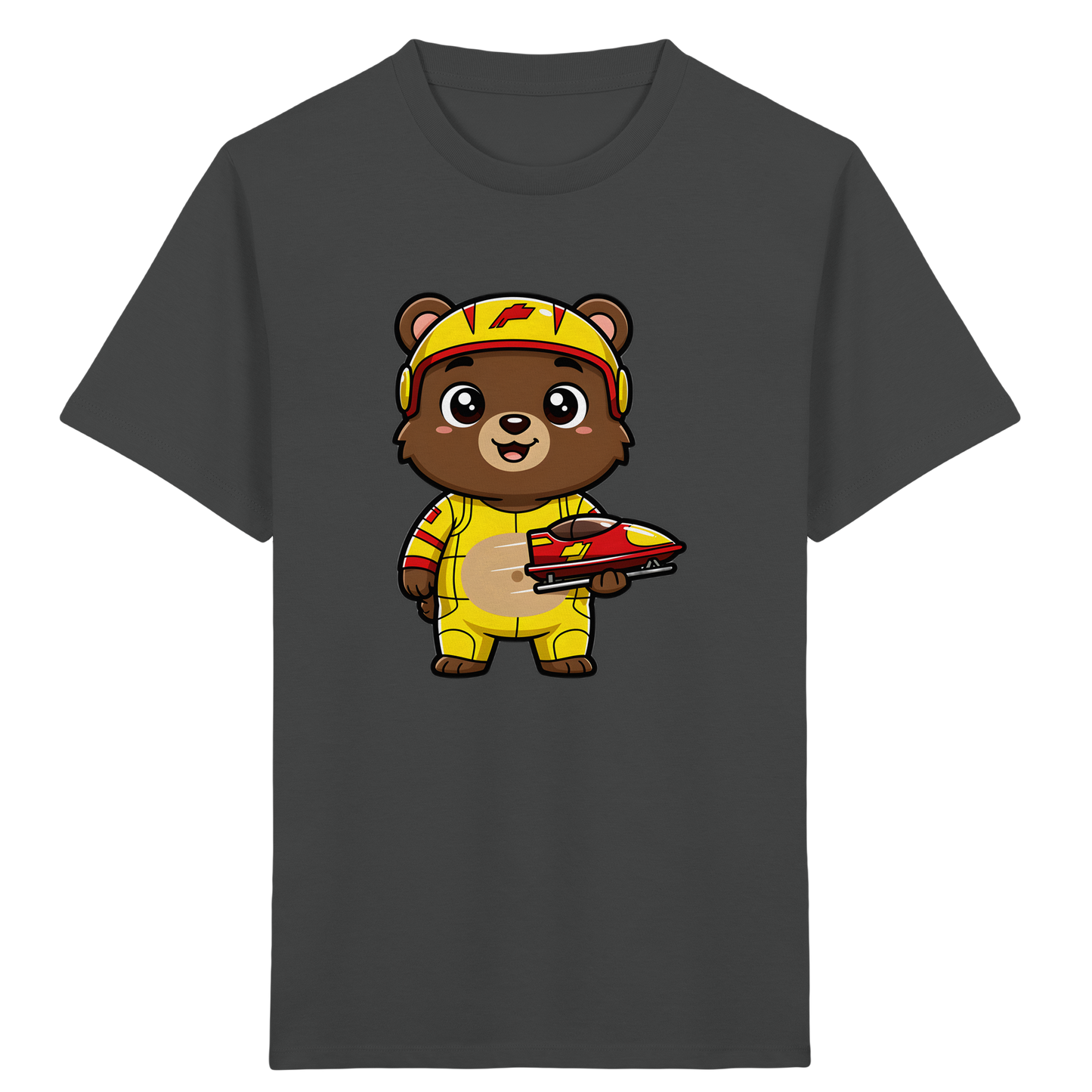 Bären-Rennfahrer T-Shirt: Abenteuer pur! - Kinder Bio T-Shirt