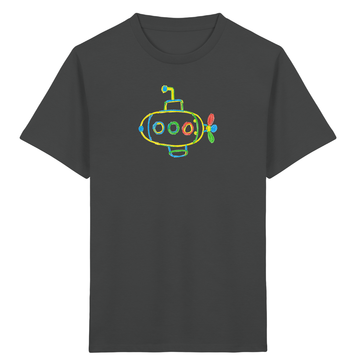 Farbpunkt U-Boot Abenteuer - Kinder Bio T-Shirt