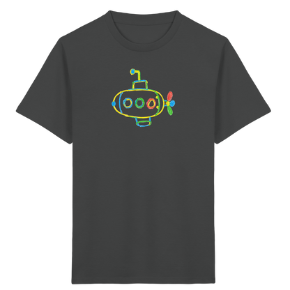 Farbpunkt U-Boot Abenteuer - Kinder Bio T-Shirt