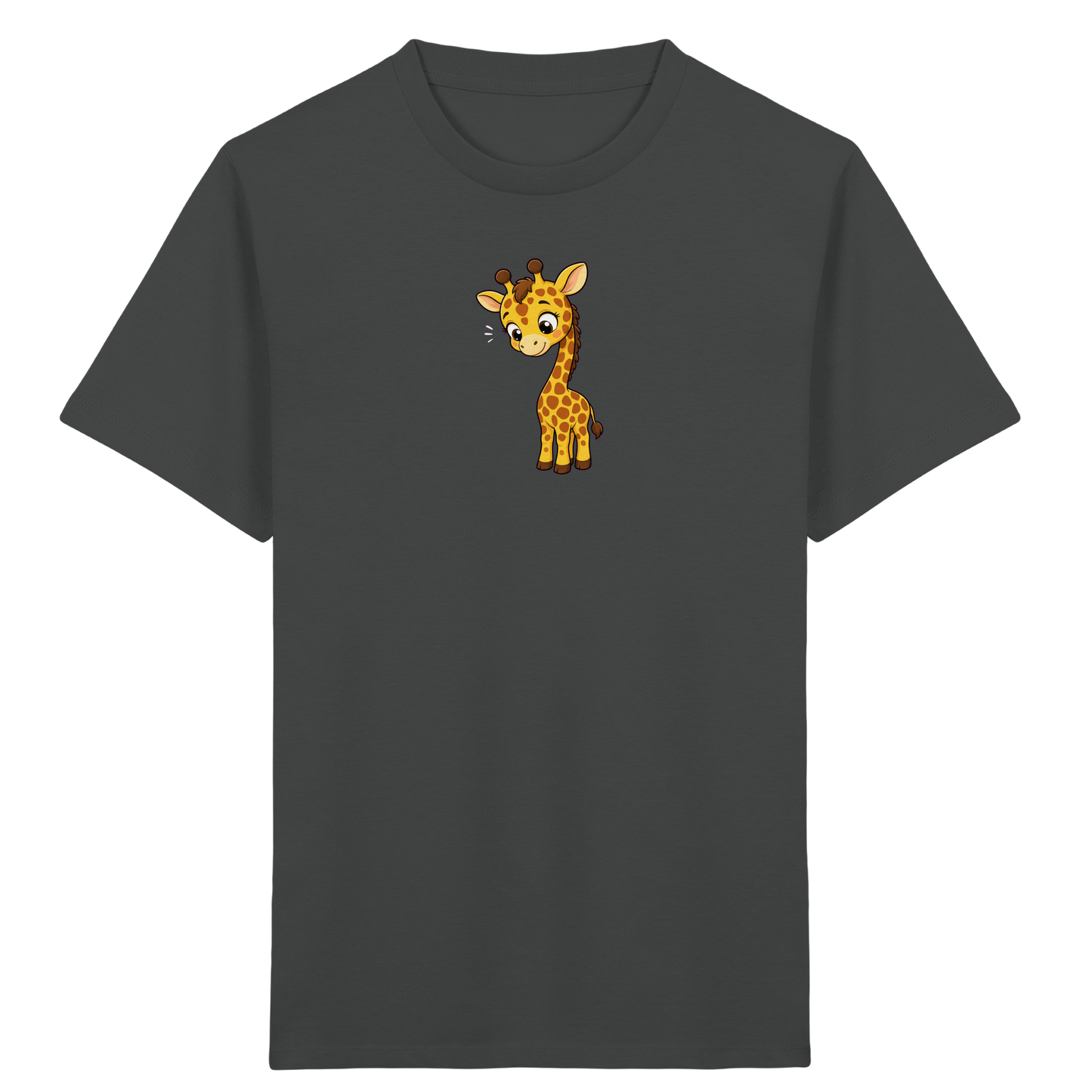 Niedliche Giraffe: Fröhliches Kinder-T-Shirt - Kinder Bio T-Shirt