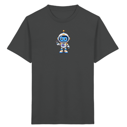 Roboter-Astronaut: Pixel-Herz-Weltraum-Shirt - Kinder T-Shirt