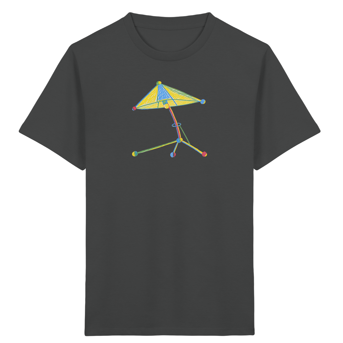 Bunte Farbpunkt Lampe - Kinder Bio T-Shirt